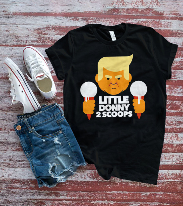 Little Donny 2 Scoops Ice Cream Character T-Shirt