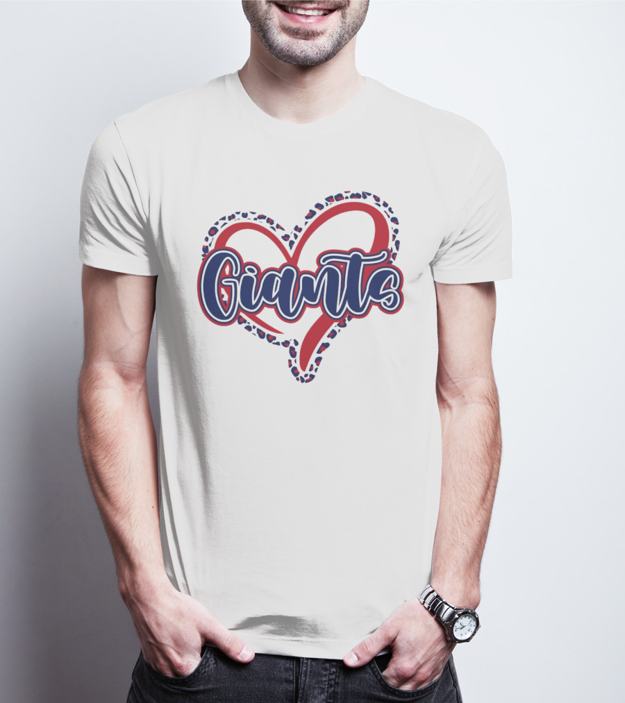 Giants Heart Leopard T-Shirt