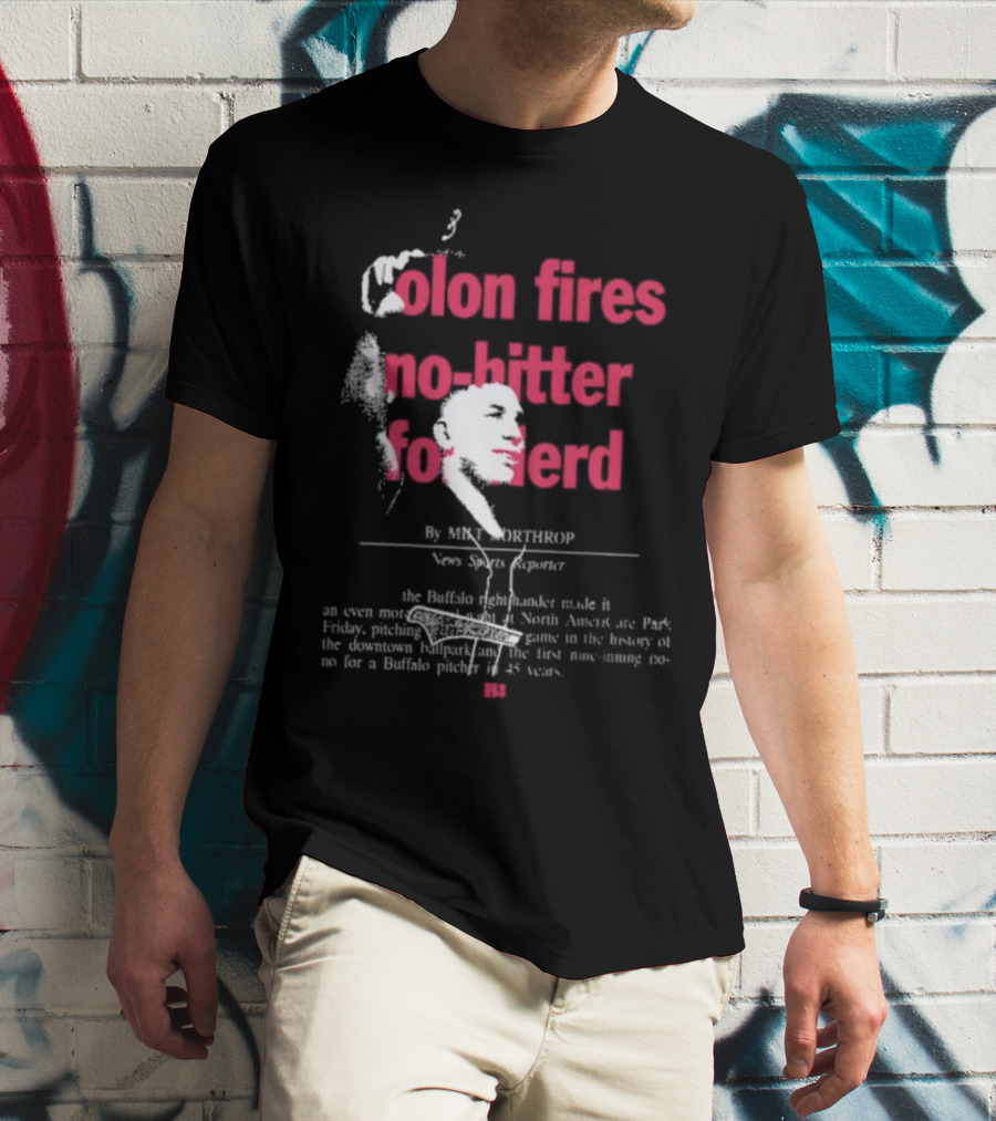 Olon Fires No-Hitter For Herd By Mike Northrop News Sports Reporter T-Shirt