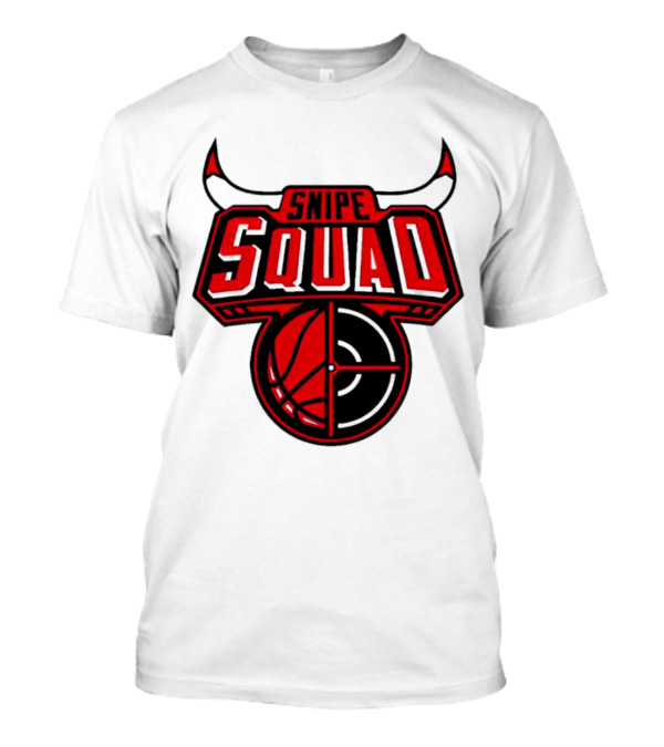 Snipe Squad Bulls Inspired Basketball Target T-Shirt