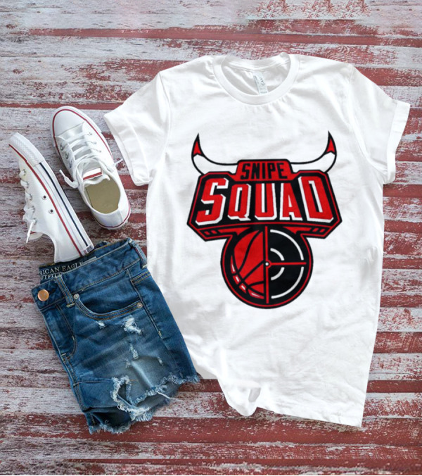 Snipe Squad Bulls Inspired Basketball Target T-Shirt
