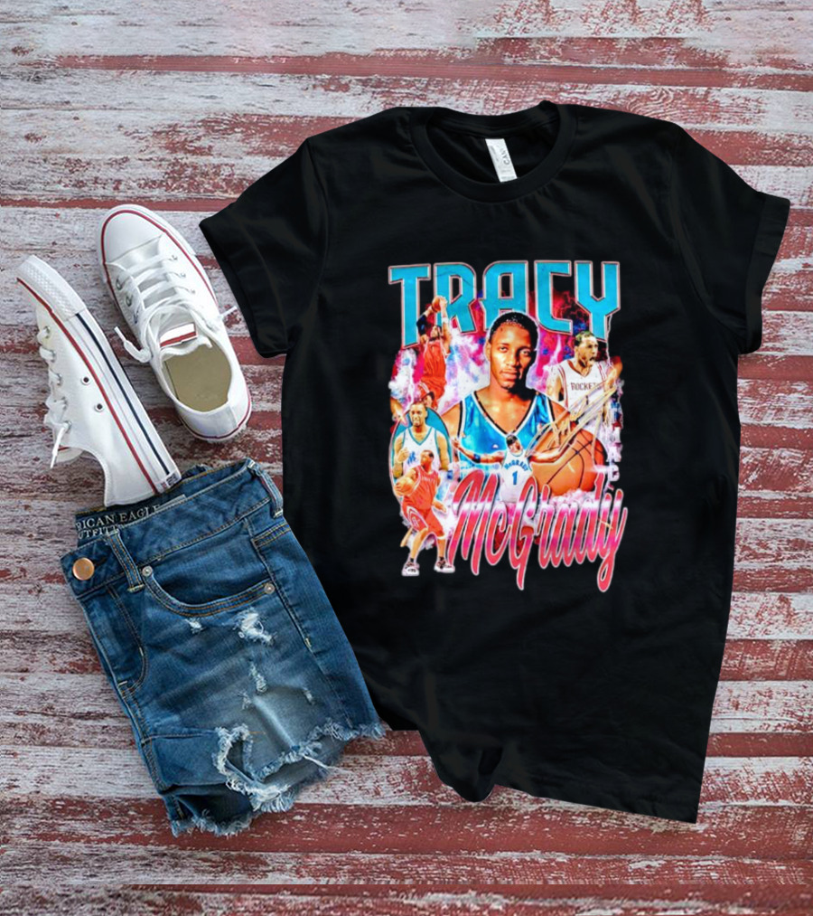 Tracy McGrady Basketball Rockets Legends TMAC T-Shirt