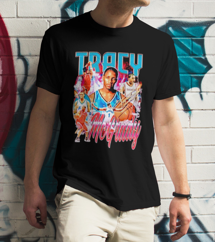 Tracy McGrady Basketball Rockets Legends TMAC T-Shirt