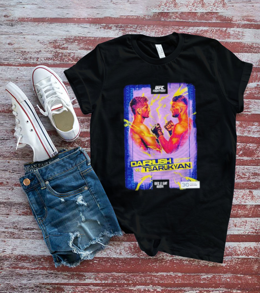 UFC Fight Night Austin Dariush Vs Tsarukyan December 2 30 Spectrum T-Shirt