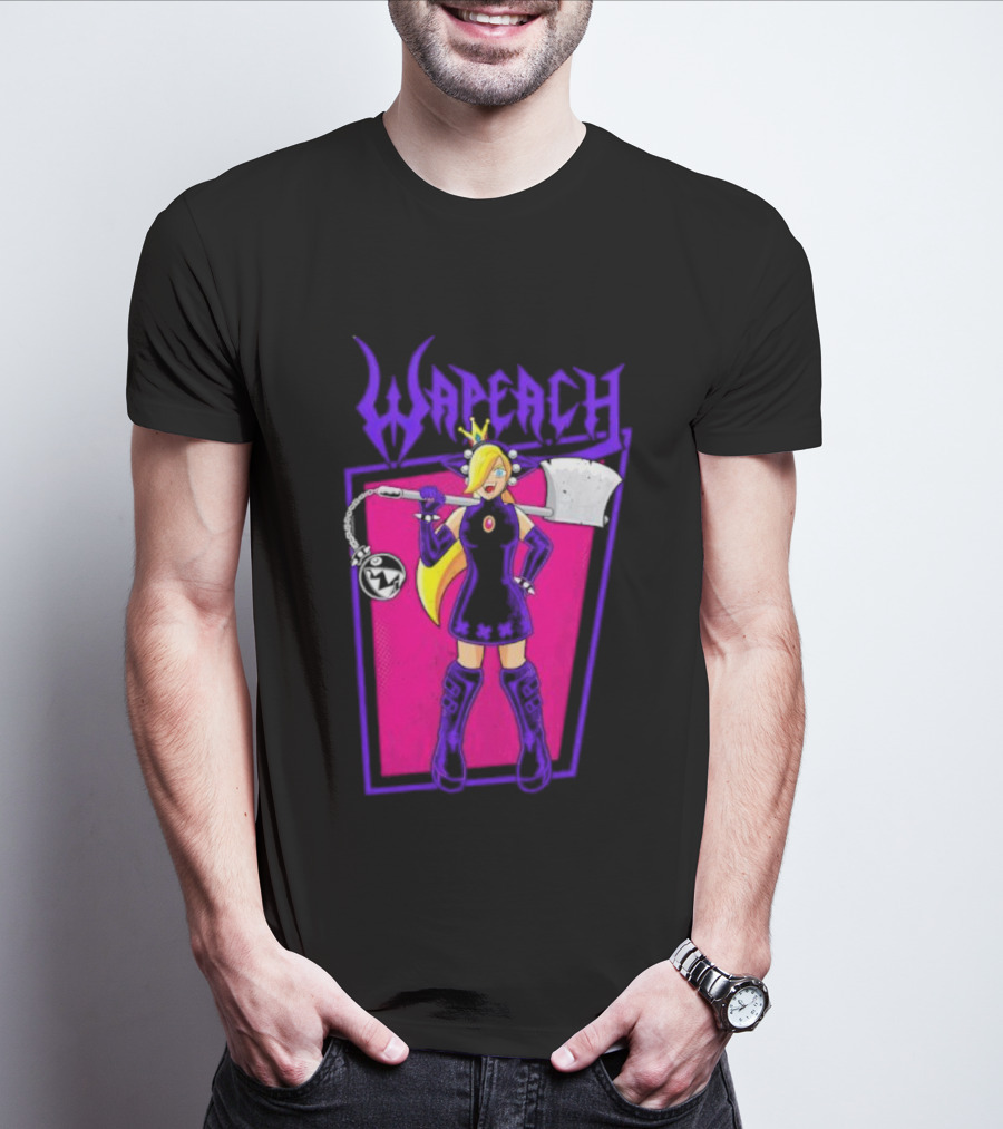 Wah Princess Wapeach Axe Mace Medieval Fantasy Warrior Princess T-Shirt