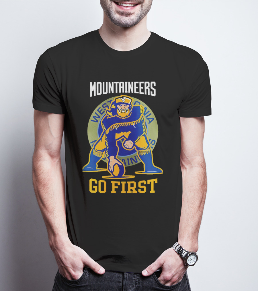 West Virginia Mountaineers Go First Football T-Shirt