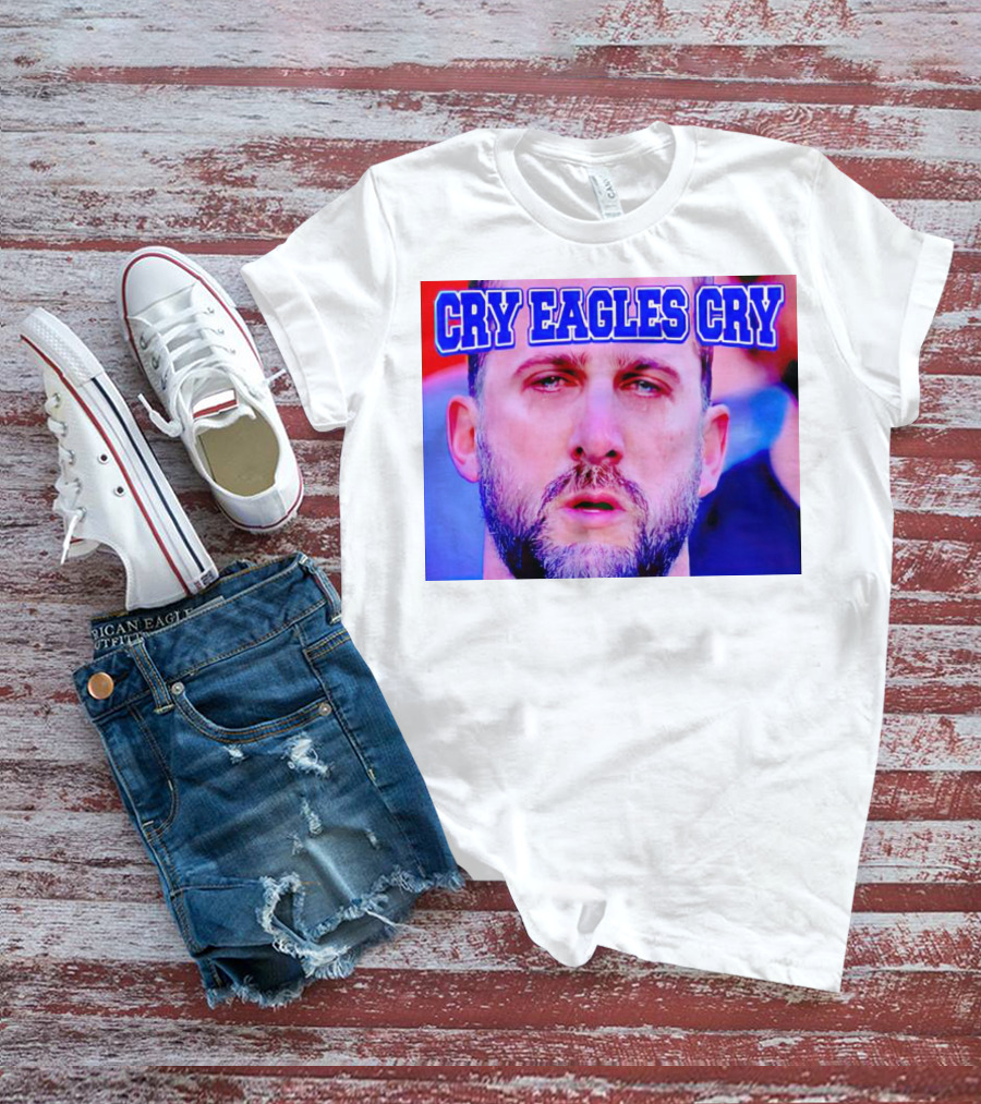 Cry Eagles Cry Nick Sirianni Ford Field Lions Clash T-Shirt