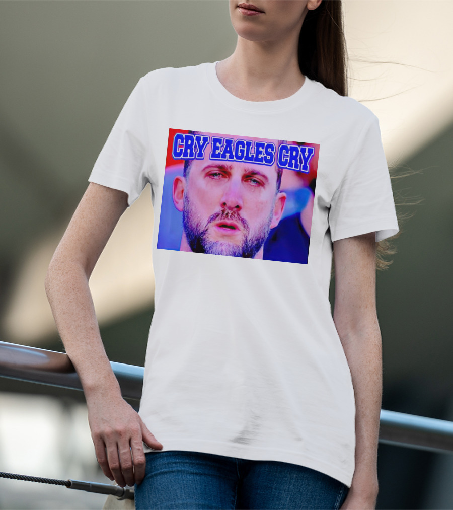 Cry Eagles Cry Nick Sirianni Ford Field Lions Clash T-Shirt