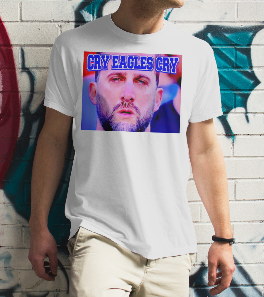 Cry Eagles Cry Nick Sirianni Ford Field Lions Clash T-Shirt
