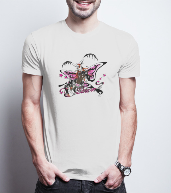 Dawn Butterfly Pink Star Accents T-Shirt