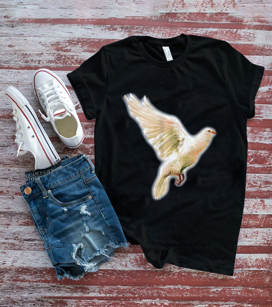 Psycho Peace Dream Dove In Flight T-Shirt