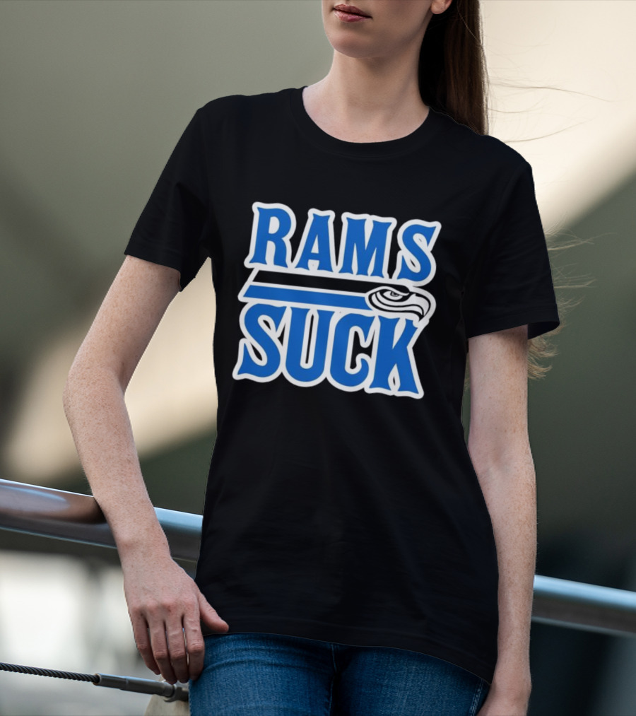 Rams Suck Seattle Seahawks Rivalry Game Day Fan Spirit T-Shirt