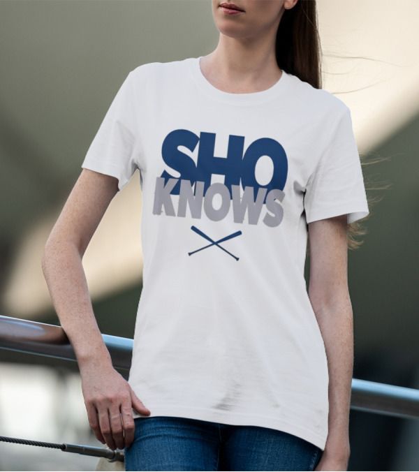 Shohei Ohtani Sho Knows LA Baseball T-Shirt