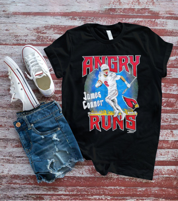 Angry Runs James Conner Arizona Cardinals NFL Kyle Brandt Good Morning Football T-Shirt