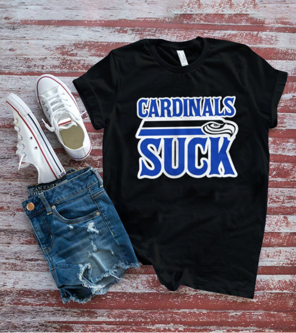 Cardinals Suck Seattle Seahawks Fan Rivalry T-Shirt