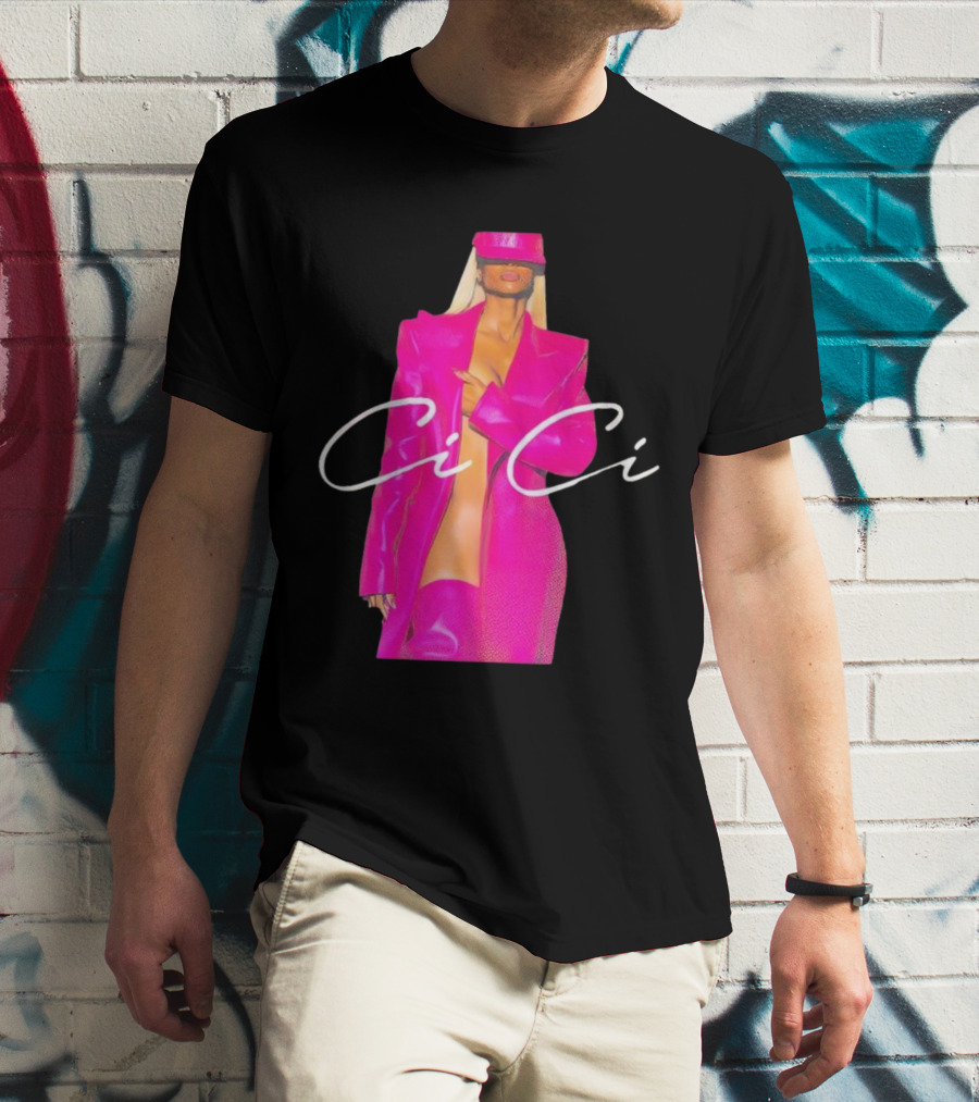 Ciara CiCi Bold Pink Fashion T-Shirt