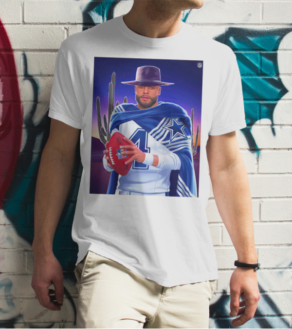Dallas Cowboys Dak Prescott Western Style NFC East Win T-Shirt
