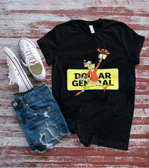Grinch Christmas Dollar General Gift Iconic Holiday Scene T-Shirt