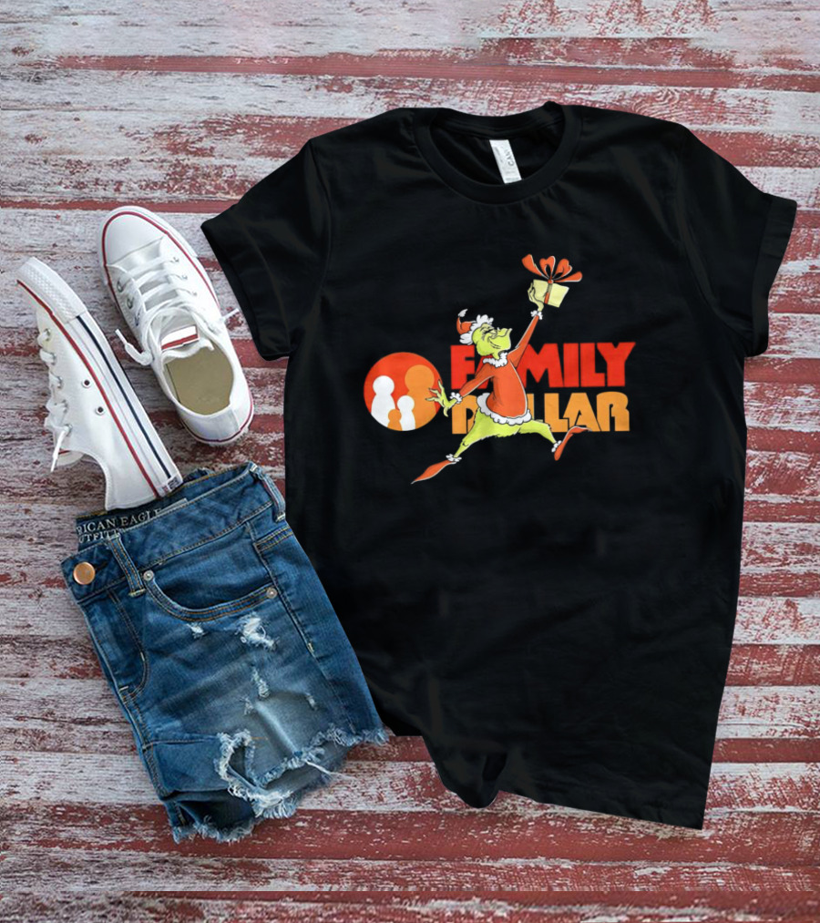 Grinch Family Dollar Christmas Gift T-Shirt