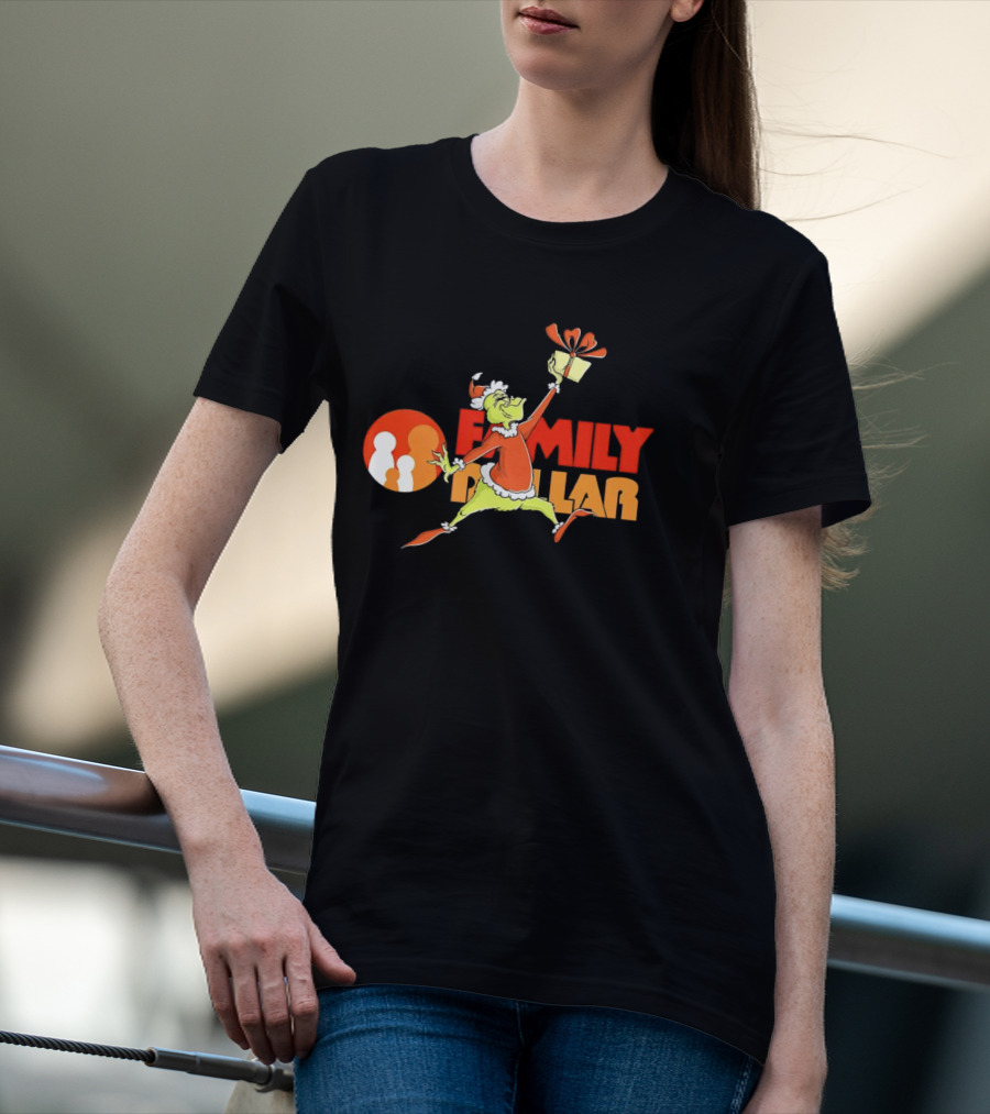 Grinch Family Dollar Christmas Gift T-Shirt