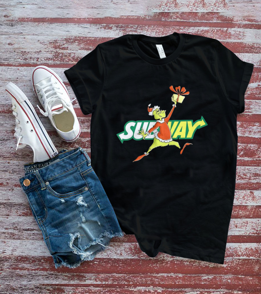 Grinch Subway Christmas Gift Jumper T-Shirt