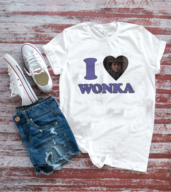 I Heart Wonka Movie Character T-Shirt