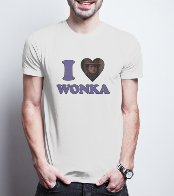 I Heart Wonka Movie Character T-Shirt