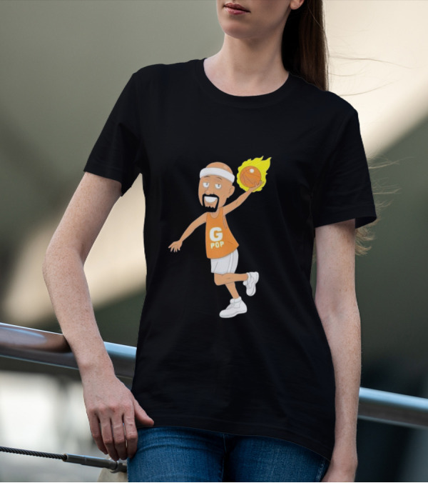 G Pop Flame Basketball T-Shirt