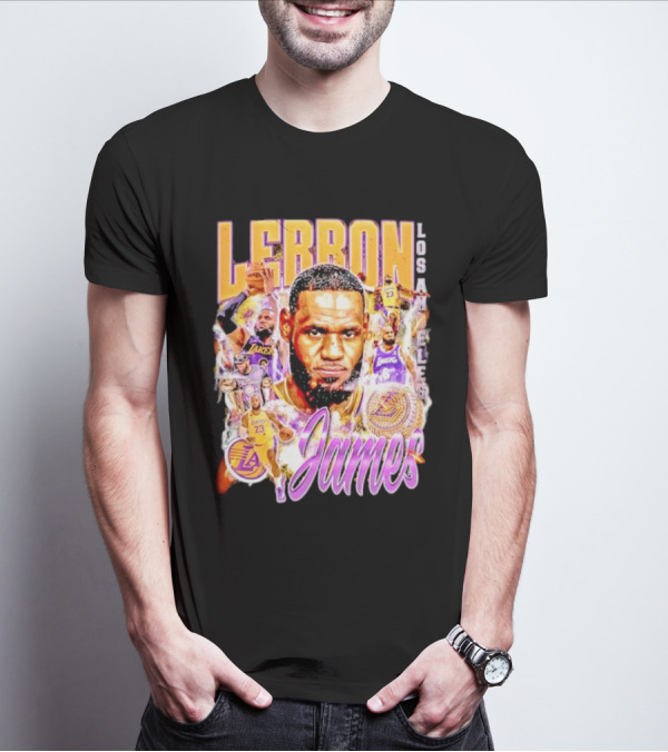 LEBRON JAMES LOS ANGELES LAKERS 23 ICONIC BASKETBALL LEGEND T-Shirt