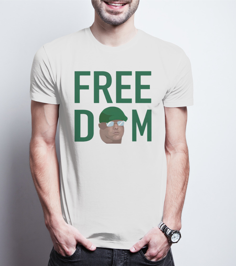 FREEDOM Kyle Pagan Green Hat Sunglasses T-Shirt