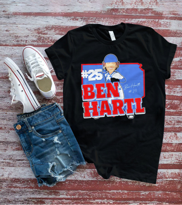 25 Ben Hartl Cartoon Signature T-Shirt