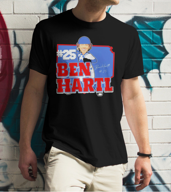 25 Ben Hartl Cartoon Signature T-Shirt