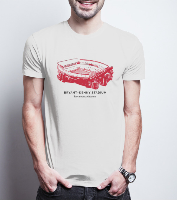 Bryant Denny Stadium Tuscaloosa Alabama NCAA T-Shirt