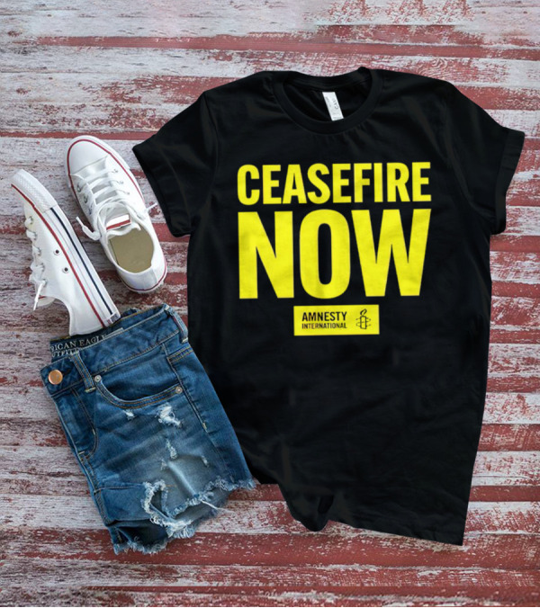 Ceasefire Now Amnesty International T-Shirt