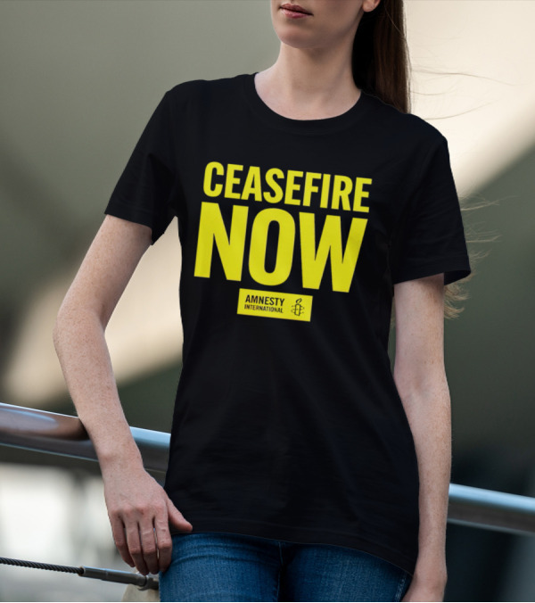 Ceasefire Now Amnesty International T-Shirt