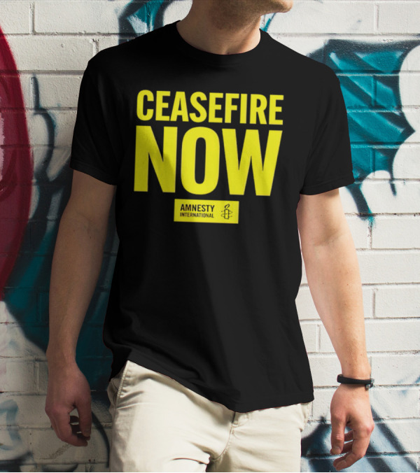 Ceasefire Now Amnesty International T-Shirt