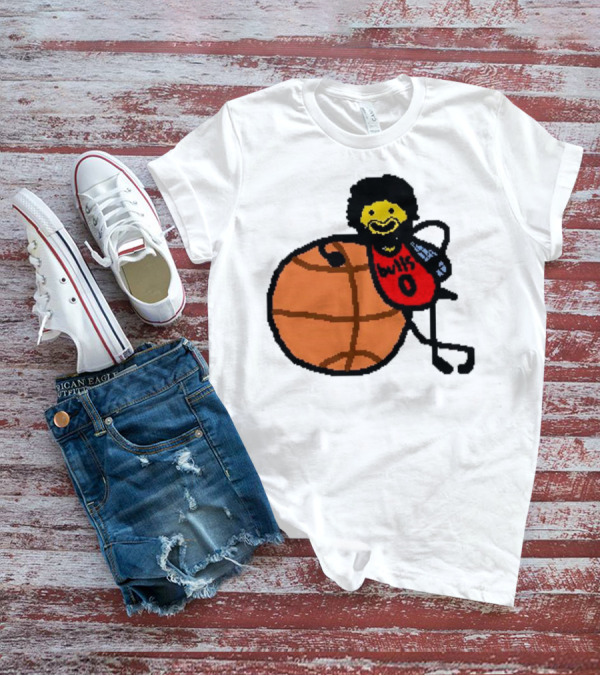 Co-Bee Chicago Bulls NBA Paint Cartoon Basketball Character T-Shirt