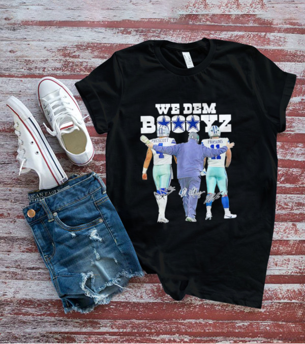 Dallas Cowboys We Dem Boyz Prescott Parsons Signatures T-Shirt