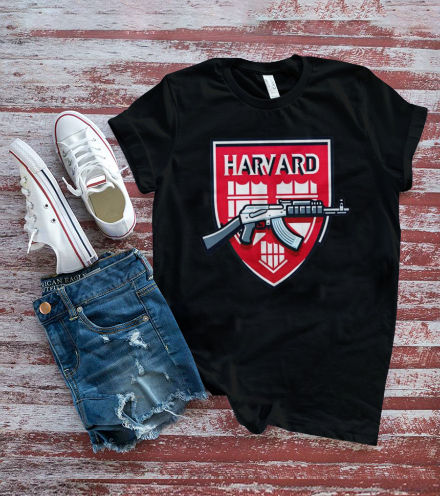 Dr. Eli David Harvard University AK-47 Shield T-Shirt
