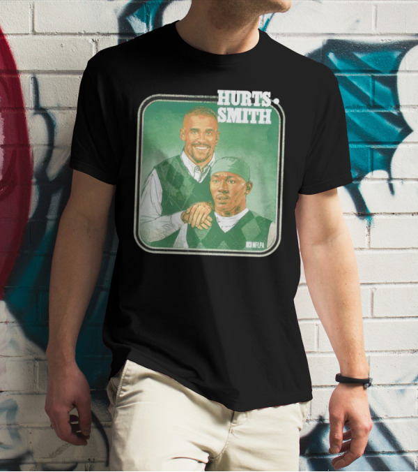 Jalen Hurts DeVonta Smith Philadelphia Step Brothers NFLPA Football T-Shirt
