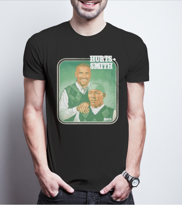 Jalen Hurts DeVonta Smith Philadelphia Step Brothers NFLPA Football T-Shirt