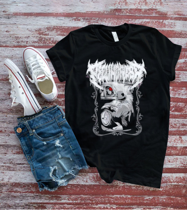 LOWRIDER PEELING FLESH SKULL CLASSIC CAR VIBRANT T-Shirt