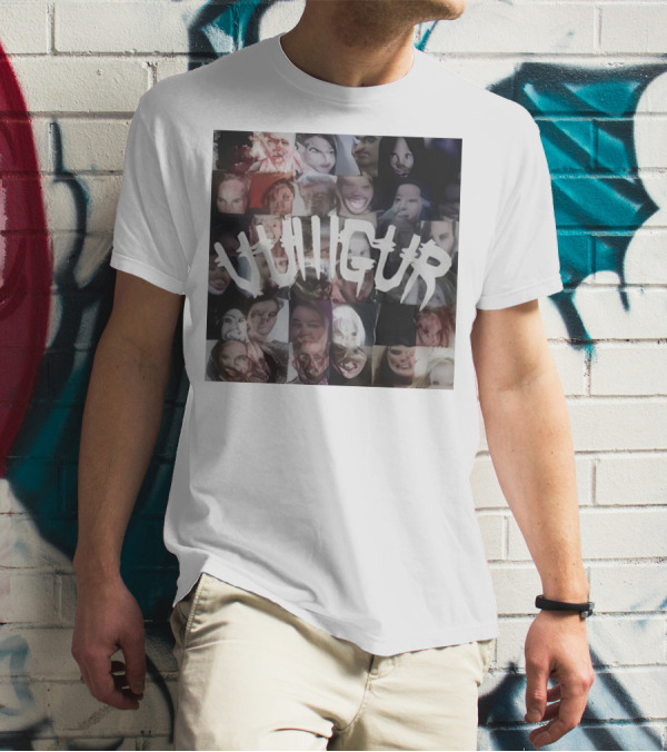 Vulllgur Faces Collage T-Shirt