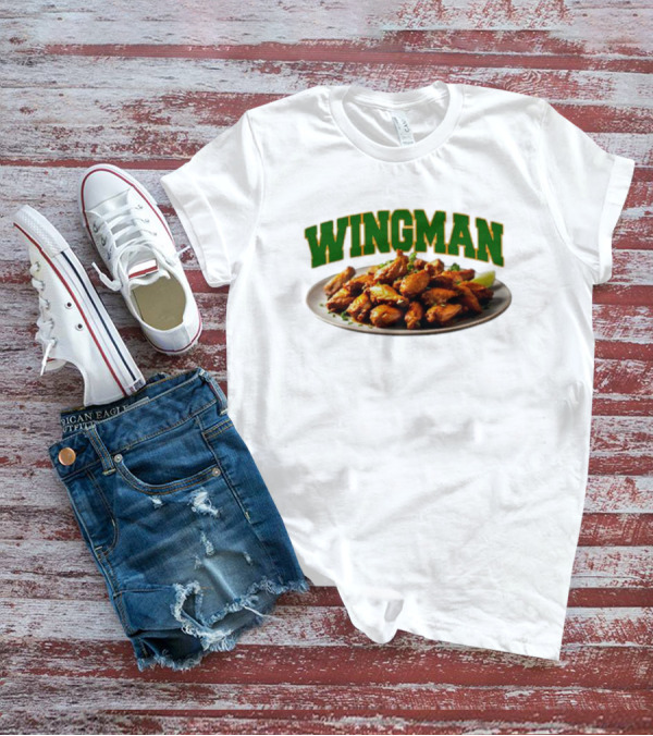 Wingman Chicken Wings Plate T-Shirt