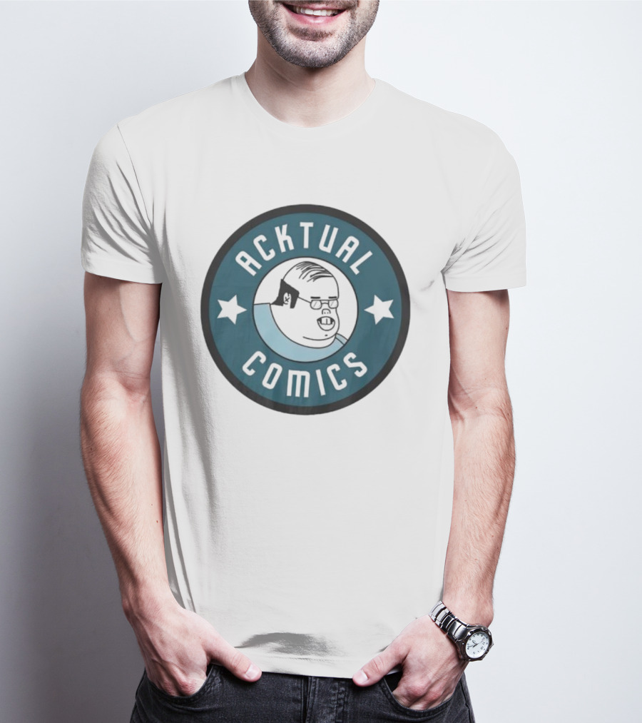 Acktual Comics Star Emblem T-Shirt