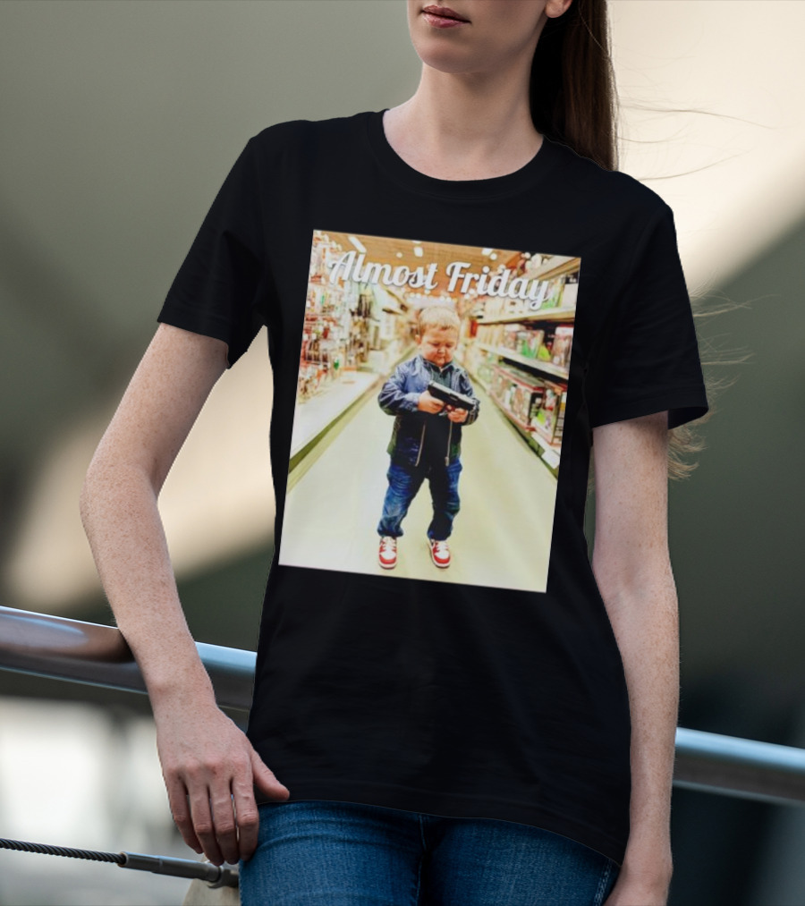 Almost Friday Hasbulla Gun Store Aisle T-Shirt
