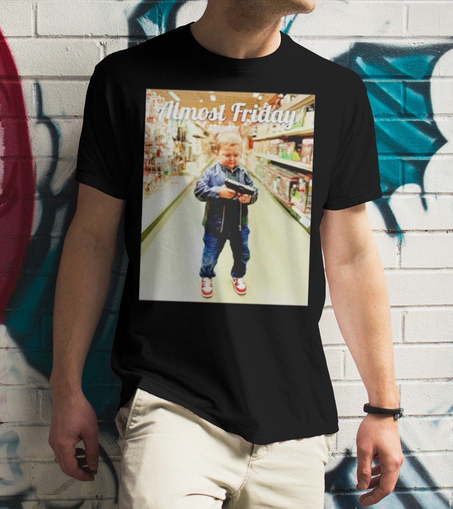 Almost Friday Hasbulla Gun Store Aisle T-Shirt