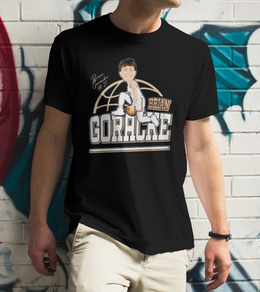 Brian Goracke #21 Basketball Player T-Shirt