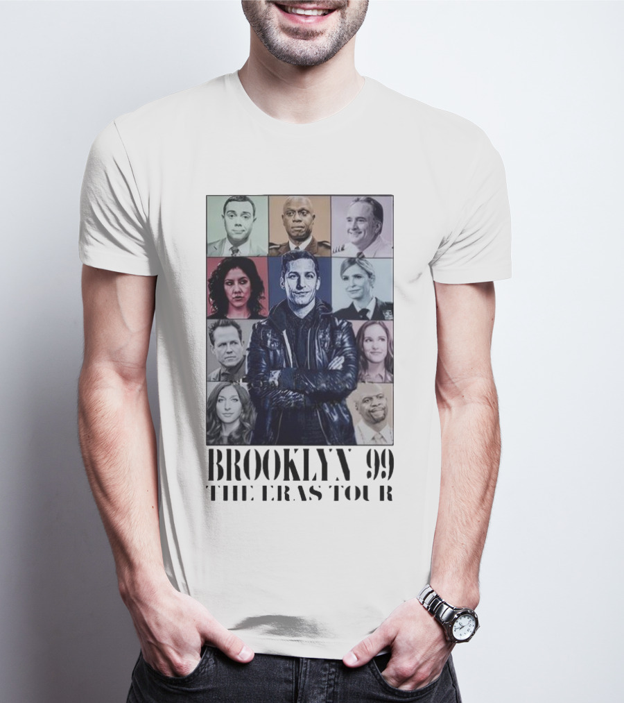 Brooklyn 99 The Eras Tour Character Montage T-Shirt