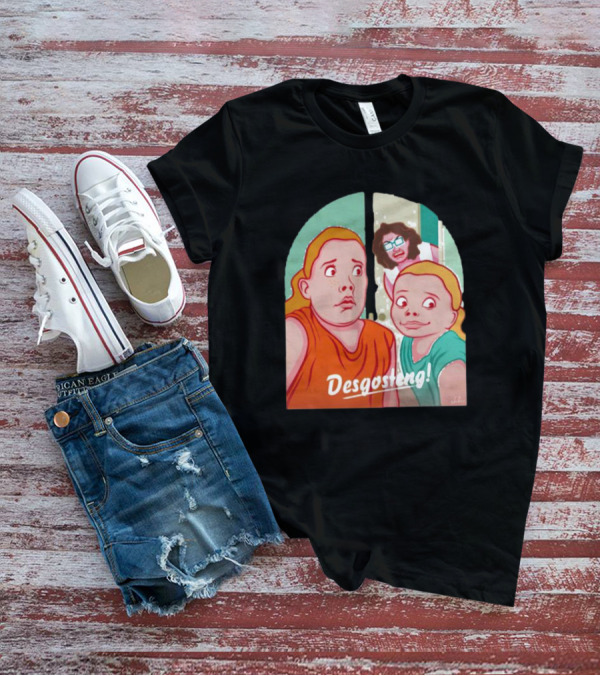Desgosteng Nostalgic Cartoon Reaction Scene T-Shirt